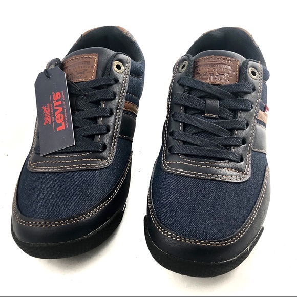 LEVI’S TUSTIN DENIM NAVY / TAN SIZE 8M NWT - Picture 3 of 8